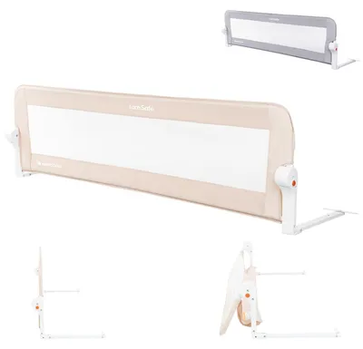 Produktbild von Kikkaboo Bettschutzgitter I am safe 150 cm, klappbar, Bettgitter, ab 18 Monaten hellbraun