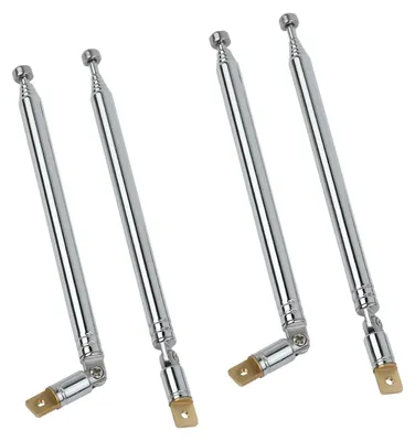 Productafbeelding van Radio-antenne, 4 stuks, 51,5 cm, telescopische antenne van roestvrij staal