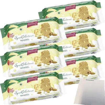 Immagine prodotto di Coppenrath speculoos con mandorle confezione da 6 (6x200g) + blocco usy
