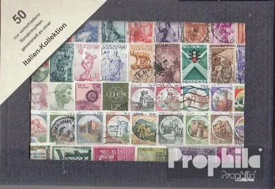 Produktbild von Briefmarken Italien 50 verschiedene