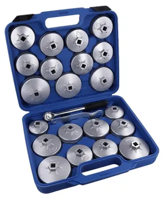 Produktbild von Ölfilter-Steckschlüsselsatz, 23 Teile, langlebige Aluminiumlegierung, 23pcs