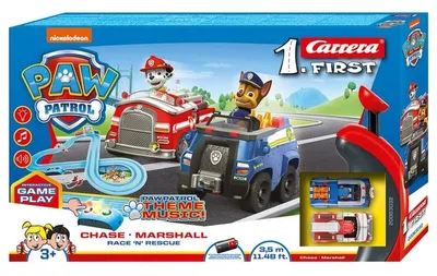 Obrázok produktu pre Carrera RC Paw Patrol Race N Rescue, Súprava vozidla a dráhy, 3 rok / roky, Plast, Modrá, Červená