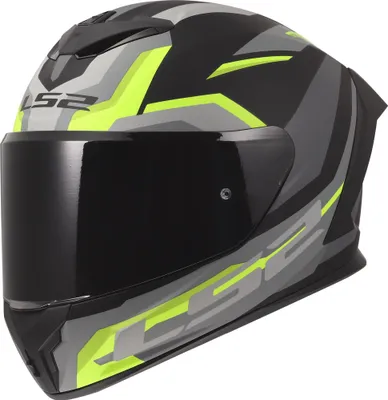Produktbild von LS2 FF820 Rapid III Hyper Helm, schwarz/gelb, XS (53/54)