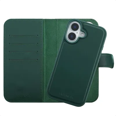 Immagine prodotto di Selencia Olyn Libreria rimovibile con MagSafe iPhone 16 - Verde