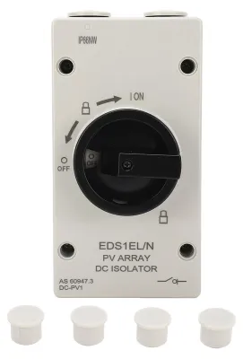 Image de Disjoncteur photovoltaïque CC, 32 A, IP66, étanche, ignifuge, disjoncteur de sécurité photovoltaïque, 1000 V