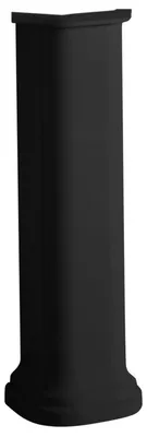 Produktbild von WALDORF Keramik-Säule für Waschtische 60,80cm, schwarz matt