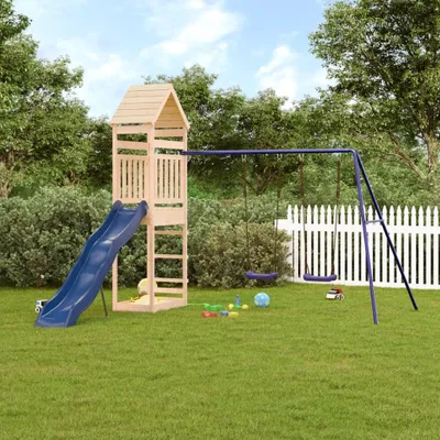 Produktbild von Möbel Spielturm Massivholz Kiefer - Schaukeln 3156910