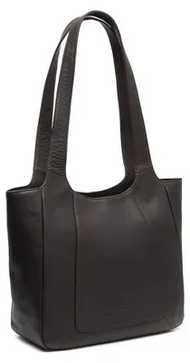 Productafbeelding van The Chesterfield Brand Leer schoudertas Tofino Leather Shoulderbag Brown donkerbruin