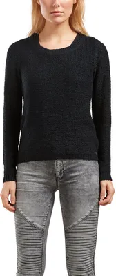 Produktbild von ONLY 15113356, Pullover, Erwachsener, Weiblich, Schwarz, XXL, Runder Halsausschnitt
