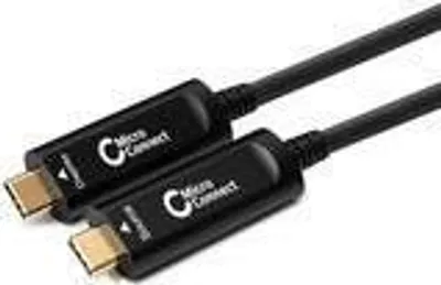 Produktbild von Microconnect USB3.1CC15OP, 15 m, USB C, USB C, USB 3.2 Gen 1 (3.1 Gen 1), 21,6 Gbit/s, Schwarz