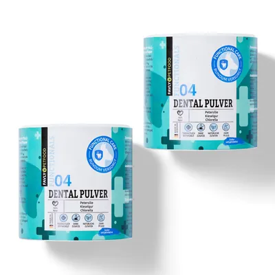 Produktbild von Favly Functionals Dental Pulver 2x 250g