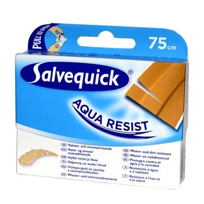 Obrázek produktu pro Salvequick Aqua Resist 75cm x 6cm 1 balení - dlouhé datum spotřeby!