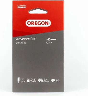 Image de Oregon AdvanceCut chaîne de scie 90PX050E Chamfer Chisel / 1,1mm TGS / 3/8" KT / 50TG
