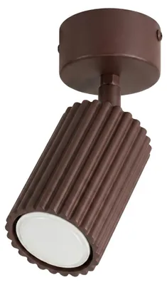 Immagine prodotto di Plafoniera KARBON 1 marrone 1xGU10 10W alluminio 18x7x7cm Sollux Lighting