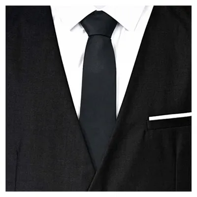 Produktbild von Herren Krawatte 5 cm, schwarz
