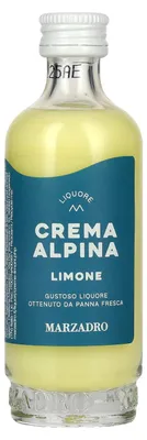 Produktbild von Marzadro Crema Alpina Limone Liquore 17% Vol. 0,05l