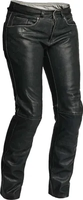 Produktbild von Halvarssons Seth Damen Motorrad Lederhose, schwarz, 44