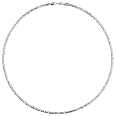 Produktbild von Wunderschöne 925 Sterling Silber (Rhodiniert) Damen - Halskette - 3mm; TRS23051
