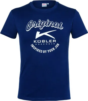 Produktbild von KÜBLER SHIRTS T-Shirt Print dunkelblau  5128 6244-48-M