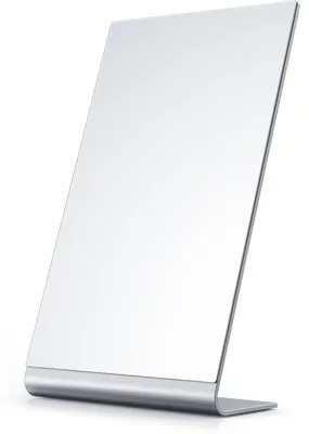 Obrázek produktu pro Moderní zrcadlo do koupelny z hliníku – obdélníkové, rozměry 30 cm