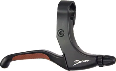 Produktbild von SACCON VWP Bremsgriff Set Schwarz mit braunem Gummi -TPR
