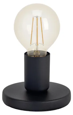 Produktbild von Tischlampe EGLO Pozello schwarz Metall E27 Nachttischlampe Deko