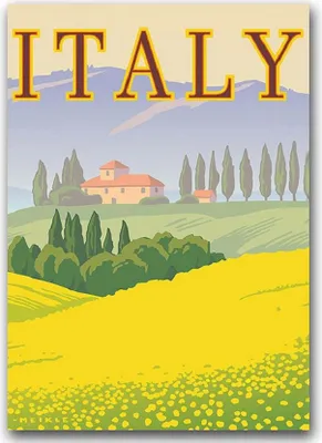 Produktbild von Poster - Canvas - Leinwand - 59,4 cm x 84,1 cm - Fotoposter - Leinwandkunst - Italien