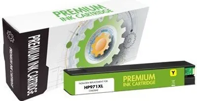Produktbild von STATIC Ink cartridge compatible with HP L0R11A 981XL yellow remanufactured 10.000 pages