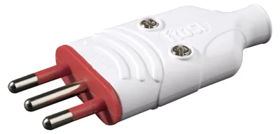 Imagen del producto de PROTECTOR DE BORDE FLEXIBLE DE GOMA, 10A, ROSI, 2P+T - Color blanco