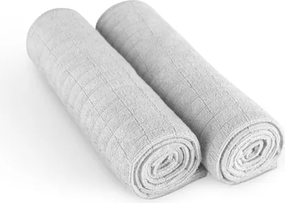 Zdjęcie produktu dla Ściereczka z mikrofibry Sunshine 300gsm - 65cm x 45cm - (opakowanie 8 sztuk) jasnoszara
