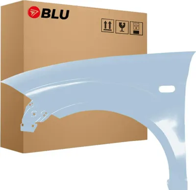 Image de BLU Aile Compatible avec Seat Toledo III 3 LS5V Gauche Blau BlauLluvia | 2004-2009 | Avant | Peint| Prêt à Monter | Acier