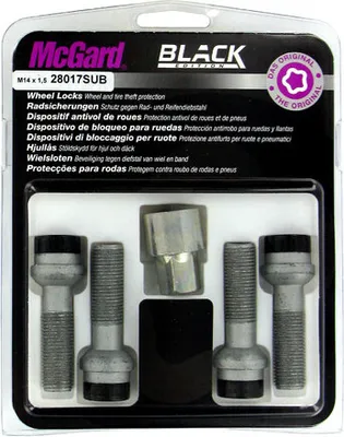 Obrázek produktu pro Šroub s pojistkou ráfku 14x1,5x45 Ball R14 KEY-17 McGard
