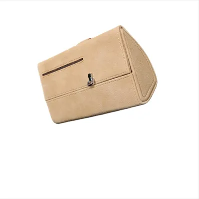 Produktbild von INF Multifunktionaler Auto Sonnenblenden Organizer - Kunstleder Brillenhalter Beige