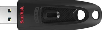 Obrázek produktu pro SanDisk Ultra, 64 GB, USB Typ-A, 3.2 Gen 1 (3.1 Gen 1), 130 MB/s, Kluzné, Černá