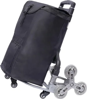 Image de Chariot pour monter les escaliers, pour charges lourdes, réglable en hauteur, noir