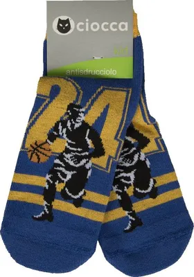 Immagine prodotto di Calza calzini basso leggero estivo antiscivolo antisdrucciolo bimbo ragazzo uomo CIOCCA articolo 4/123A, 1-2/4 - scarpa 23/28, Cotone 85%,Poliammide 14%,Spandex 1%
