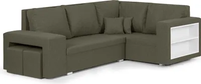Produktbild von MILO3 Ecksofa mit Schlaffunktion - Hellbraun