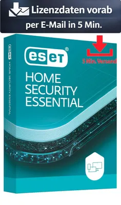 Produktbild von ESET HOME Security Essential (1 Device - 1 Jahr) DACH ESD Antivirus Sicherheit 5 Min. Versand als Download per Mail