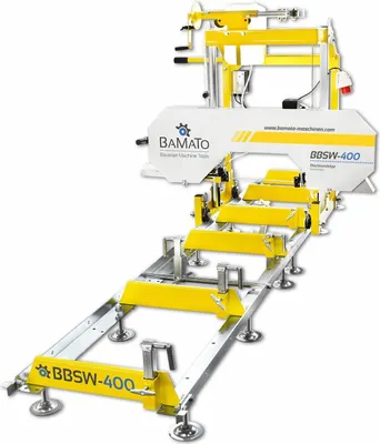 Produktbild von BAMATO Blockbandsäge BBSW-400 mit 3,0 m Rollbahn (400V)