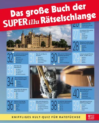 Produktbild von Das große Buch der SUPERillu-Rätselschlange