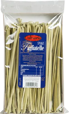 Produktbild von Culinaria Spinat Tagliatelle Bandnudeln aus Hartweizen 500 g