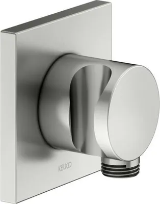 Produktbild von KEUCO Schlauchanschluss mit Brausehalter, Rosette eckig, 59592060002