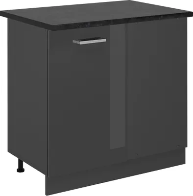 Produktbild von Eckunterschrank Vicco R-Line Anthrazit Hochglanz 86 cm , AP Anthrazit, Model 54162