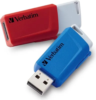 Produktbild von Store 'n' Click USB 3.2 Gen 1 2x 32GB Rot/Blau USB-Stick