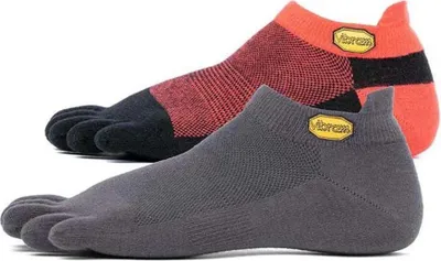 Produktbild von Vibram Fivefingers No Show Socken 2 Paare Mehrfarbig EU 34-37 Herren,Damen Mehrfarbig EU 34-37