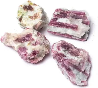 Immagine prodotto di Tormalina rosa grezza con quarzo - ±1000 g; ±4-10 cm
