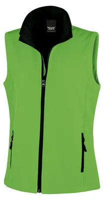 Produktbild von Result Core - Weste Zum Bedrucken für Damen FK3276 (38 DE) (Leuchtend Grün/Schwarz)