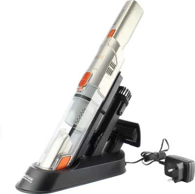 Produktbild von TurboTronic Handstaubsauger - TT-LUX-500 - 90W Akku Handsauger beutellos, 2 Saugstufen, kabellos, mit Dockingstation & HEPA-Filter silberfarben