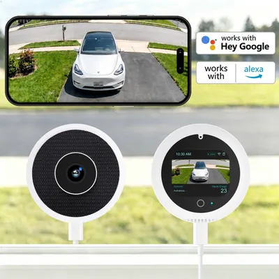 Produktbild von Fensterkamera 5MP 3K, WiFi 6, AI Personenerkennung & Farb-Nachtsicht(Indoor Fensterkamera,2-Wege-Audio,Alexa & Google,130.5° Weitwinkel)
