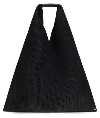 Image de MM6 sac à épaule en polyester noir